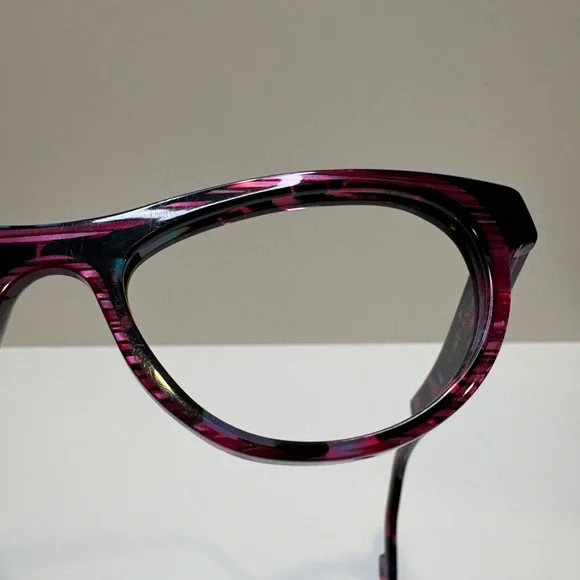 Theo Rubik 3 - THEO EYEGLASSES THEO GLASSES CAT EYE WOMENS GLASSES FRAMES ONLY - Picture 13 of 16